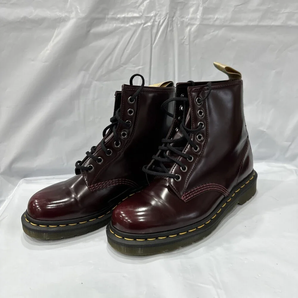 Dr. Martens Jadon 31125201 Boots Unisex M7/W8 Brown Leather Platform EBS1116